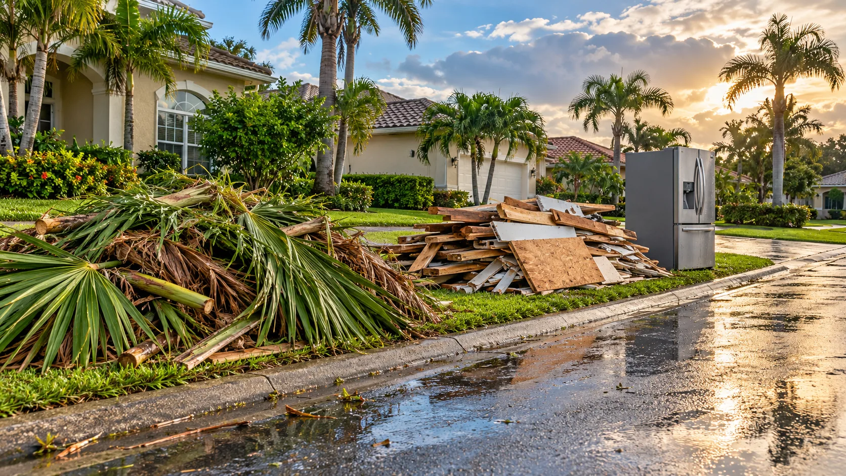 How to Sort Hurricane Debris Safely Before Pickup